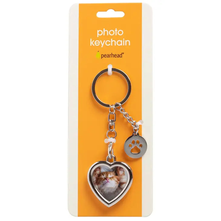 Cat Heart Keychain