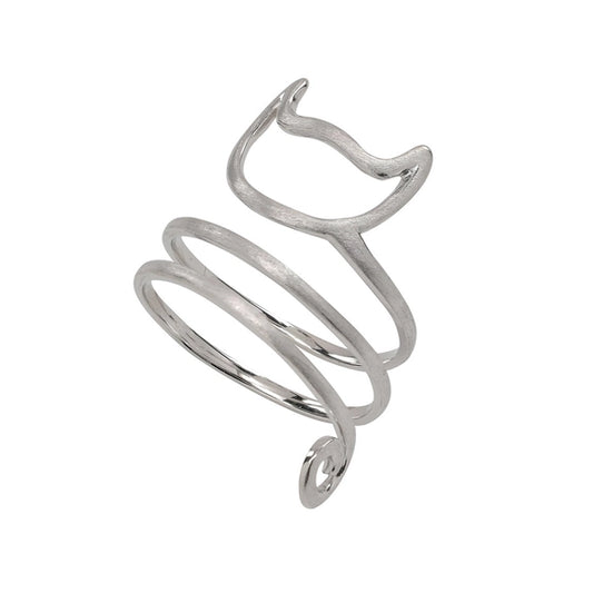 Sterling Silver Cat Tail Ring