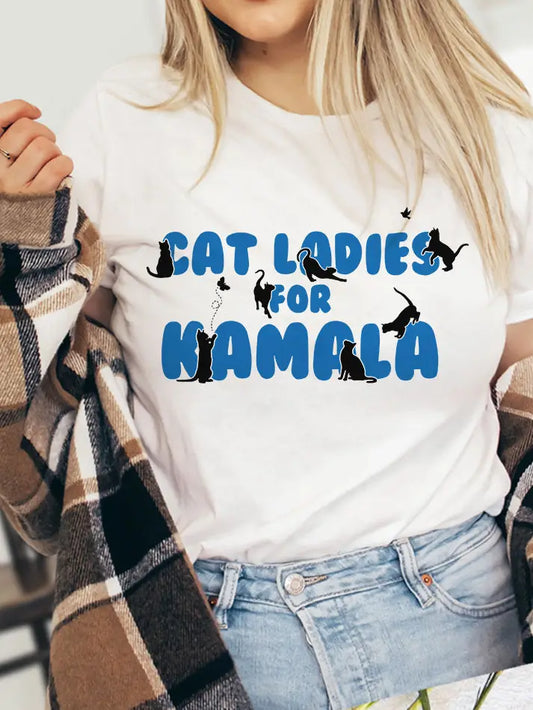 Cat Ladies for Kamala Tee