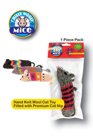 Chilly Wooly Catnip Mice Singles