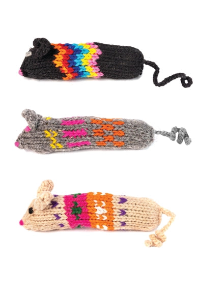 Chilly Wooly Catnip Mice Singles