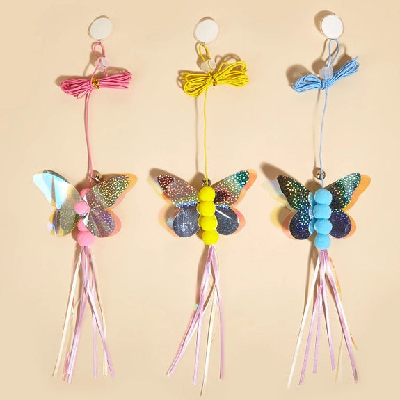 Hanging Butterfly Cat Toy