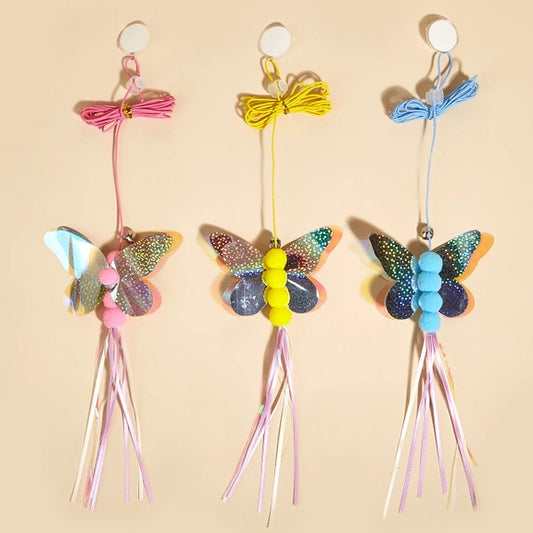 Hanging Butterfly Cat Toy